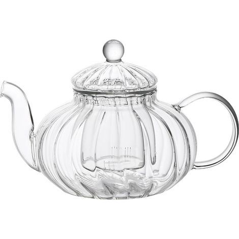 Teekanne – Borosilikatglas – Integrierter Teefilter – 600 ml – Für den täglichen Gebrauch (1/5)