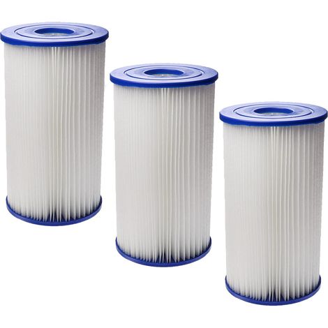 Cartouches pour Filtre de Piscine pour Intex 59905e Type B (3-Pack)