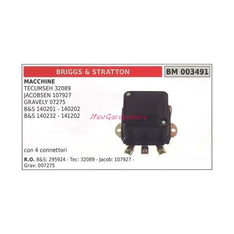 Regolatore di tensione briggs&stratton macchina tecumseh 32089 gravely 003491