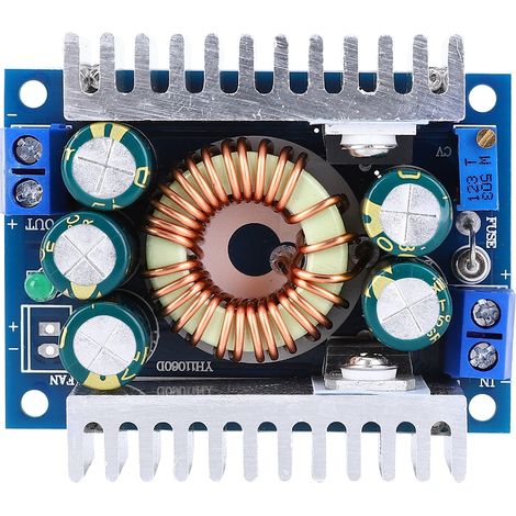 Module abaisseur réglable CC-CC haute puissance à faible ondulation 12 A, module d'alimentation pour véhicule à haut rendement de 95 %. (1/4)