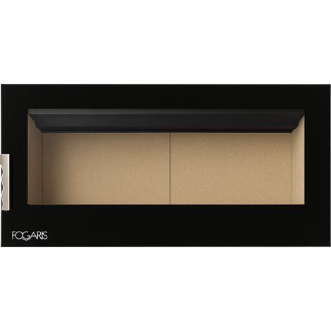 FOGARIS Estufa de Leña INSERTABLE 100 - modelo ALMARA PANORAMICO CRISTAL 19kW (1/5)