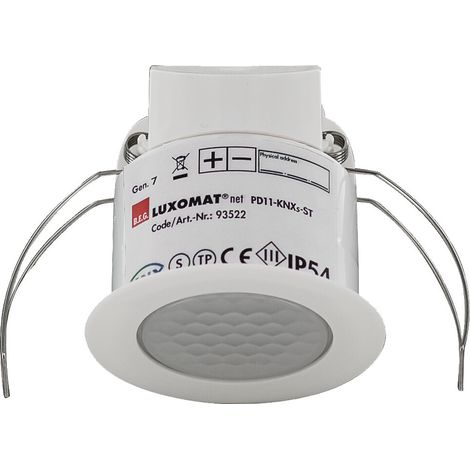 PD11-KNXs-FLAT-ST détecteur présence 360° faux plafond Ø10 m KNX Secure LUXOMATnet 93522