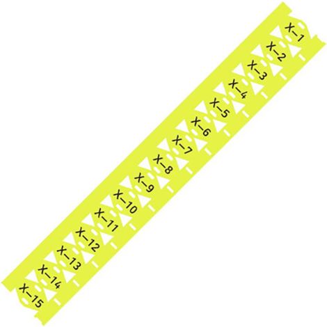 WAGO  211-835/000-002 Sistema per marcatura cavi Superficie stampabile: 25 x 10 mm Giallo Numero di marcatori: 500 500 (1/2)