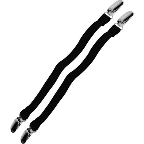 Cinturini elastici con clips in metallo per pantaloni jodhpurs