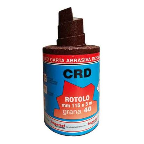 PAPIER DE VERRE 'CRD' MT 5 Grain 220 - rouleau mm 115x5 m
