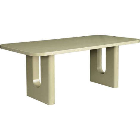 Table à manger finition mat 8 places vert sauge - Sia (1/4)