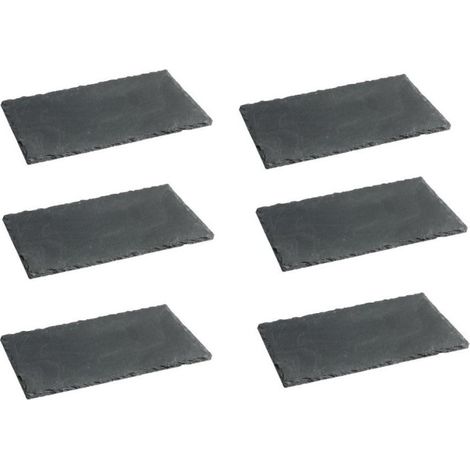 PLAT DE SERVICE 14 x 22 cm noir EN ARDOISE NATURELLE