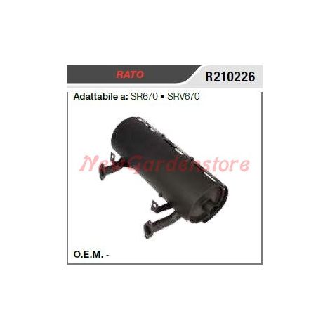 RATO silenciador silenciador RATO motocultor SR670 SRV670 R210226