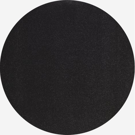 Tappeto rotondo moderno frisée nero Milano NER101