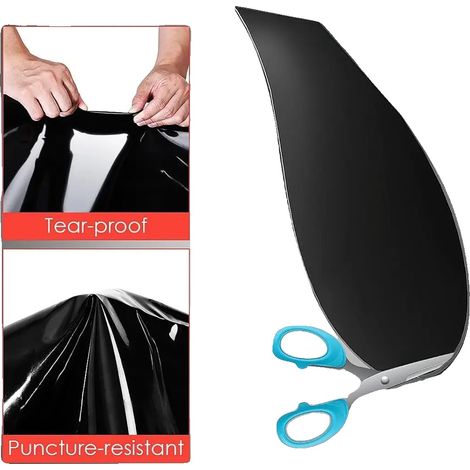 Revestimiento para estanques, material LLDPE flexible, resistente a los rayos UV, color chocolate. (1/2)