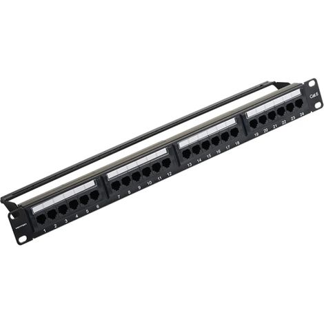Patch Panel Aisens KGCB0/ 24 Puertos/ Cat.6