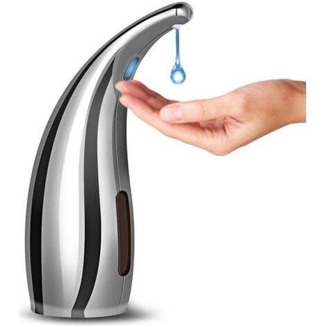 Automatic Soap Dispenser, Touchless, Liquid Soap Dispenser, IP67 Waterproof, Electric Soap Dispenser with Infrared Motion Sensor for Kitchen, Bathroom (1/5)
