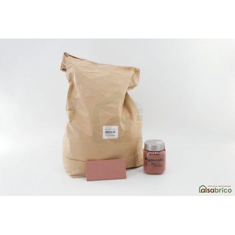 Enduit teinté à l'argile déco fin avec pigments naturels,