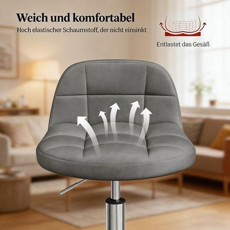 Bureau, sur roulettes, chaise de maquillage pivotante pour ordinateur (chaises uniquement), chaise de bureau, Chaise de vie moderne