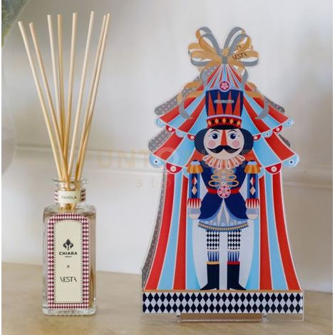 Profumatore Schiaccianoci 100 ml Fragranza Favola firmata Chiara Firenze in cristallo acrilico
