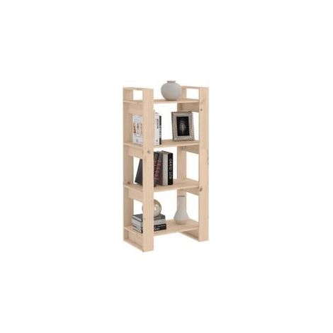 Bibliothèque-Séparateur de pièce 60x35x125 Bois massif (1/5)