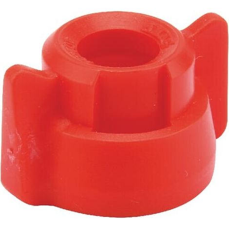 Tuerca de boquilla tipo bayoneta di谩metro12.6 color rojo con junta 25 uds. Arag ARAG 40290403P025
