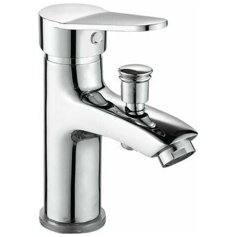 ZVD - Grifo mezclador de ducha de un solo orificio, doble uso, de aleación, para agua caliente y fría (1/4)