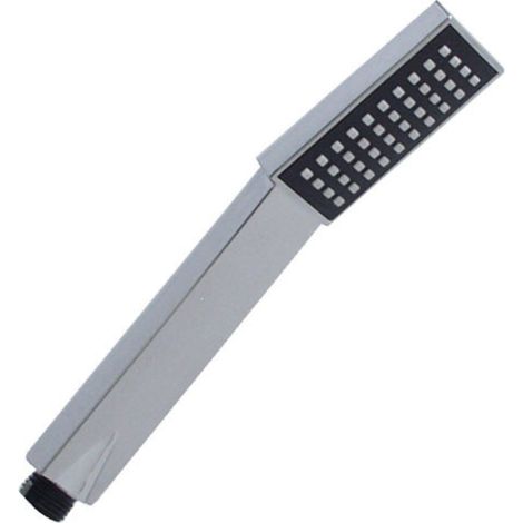 Schläfer 1303033 Soffione per Doccia Universale 1/2" Monogetto, Modello Quadra, Soffione Doccia Anticalcare, Doccino Minimal, Telefono Doccia, Doccetta Quadrata in ABS