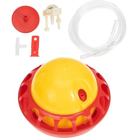 Abreuvoir pour Poussins Et Oies Distributeur Eau Mangeoire pour Poules Et Pigeons (1/5)