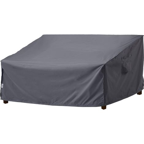 Housse pour canapé de Jardin Imperméable 178x99x89/61cm Housses pour Meubles de Patio Housses pour bancs de Jardin 2-4 Places Tissu Haute Performance Protection pour chaises et canapés (1/5)