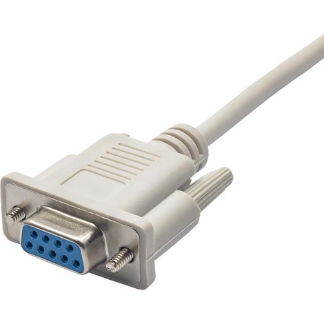 AKYGA AK-CO-04 - RS-232 DB9 D-Sub 9-Pin Buchse zu Buchse Adapterkabel (2 m) (1/2)