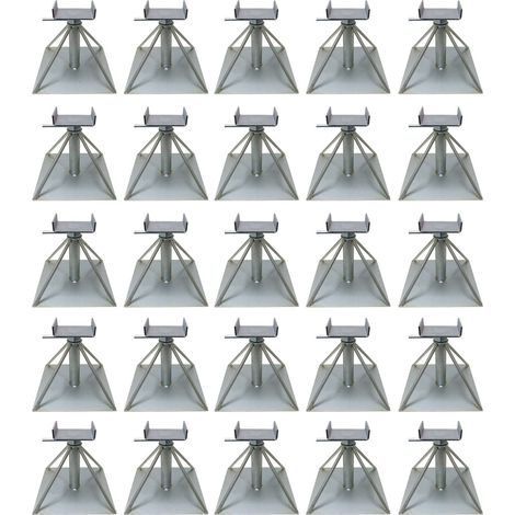 Caravan Chassis Axle Stands x25 (9.5'' - 14'' Mobile Home Static Support Main Unit Primary) (1/5)