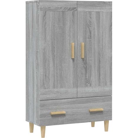 Maison Exclusive - Credenza Grigio Sonoma 70x31x115 cm in Legno Multistrato (1/5)
