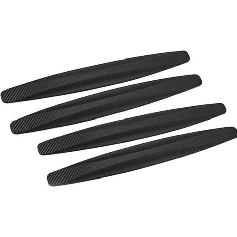 Lot de 4 bandes de protection pour pare-chocs de voiture - Universelles - Pour protection des coins, pare-chocs et autres parties du véhicule - Noires - 40 x 5,2 x 1 cm (1/5)
