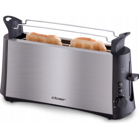 Cloer 3810 tostapane in acciaio inox argentato