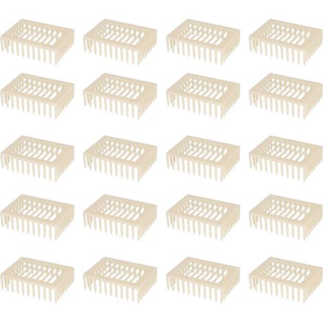 Lot 20 cages reine abeille – plastique – forme carrée – apiculteur outils – boîte élevage