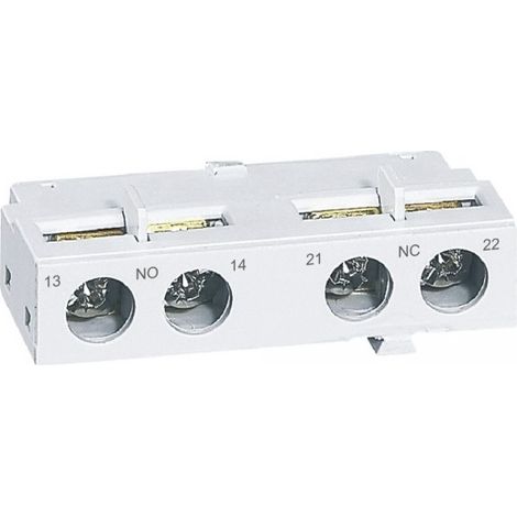 Legrand 417403 Contactos auxiliares 1 NA y 1 NC para disyuntor de motor MPX³ - montaje frontal (1/2)