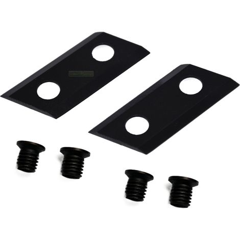 2 X 7,8 CM lame de broyeur / déchiqueteur à bois pour Parkside PMH 2400 A1 (PMH2400A1) (1/3)