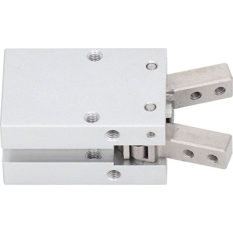 Pinces pneumatiques à vérin angulaire en aluminium pour préhension à air comprimé, simple ou double effet (1/5)