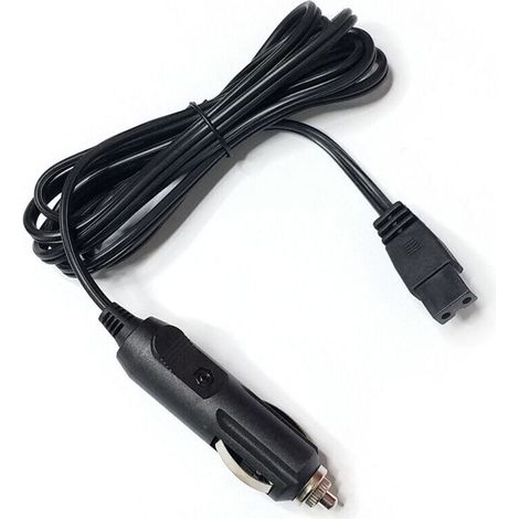 Cavo di ricarica da 1 metro per accendisigari da 12 V, ideale per frigoriferi e borse frigo da auto. Materiale: ABS. Corrente: 10 A.