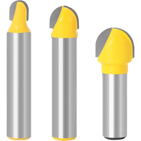 Fraise à gorge ronde carbure tungstène 8 mm pour bois – 1/4", 3/8", 1/2" (1/5)