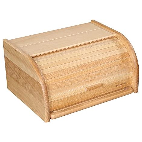 Scatola per il pane Zassenhaus con tagliere, in legno di faggio, 40 x 30 x 20 cm (1/4)