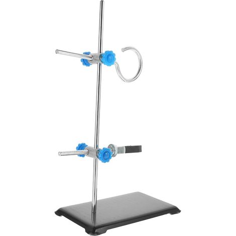 Support de Retort en Fer Portable pour Laboratoire, Facile à Monter et Démonter, Antirouille, Plateforme Stable pour Expériences Scientifiques Plusieurs styles (1/5)