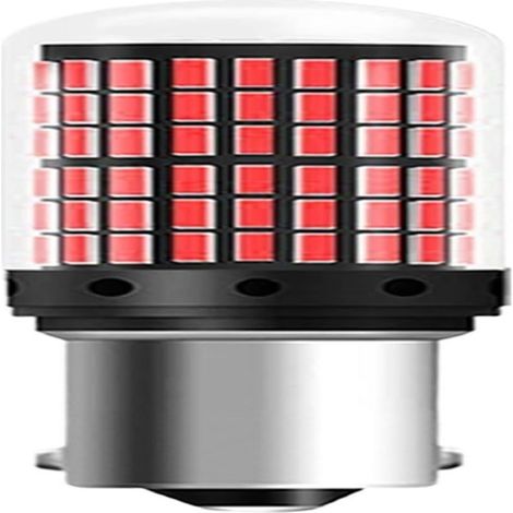 Ampoule Feu Arriere 1157 - LED SMD 3014 144 Diodes - Compatible Freins Clignotants Jour - 12 V à 24 V - 2 Pièces (1/5)