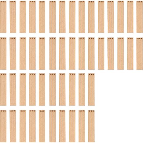 Stoppini in legno con incisione - stelle 100x20x1 mm 50 pezzi (1/5)