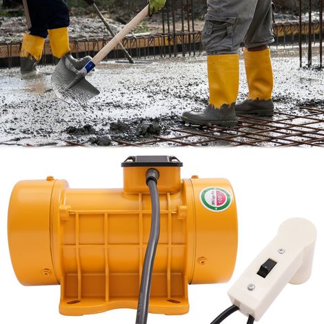 Senderpick – Vibreur à béton 550 W – Puissance 330,69 lb – Long câble d'alimentation 1 m – Indice de protection IP44 – Pour chantiers humides