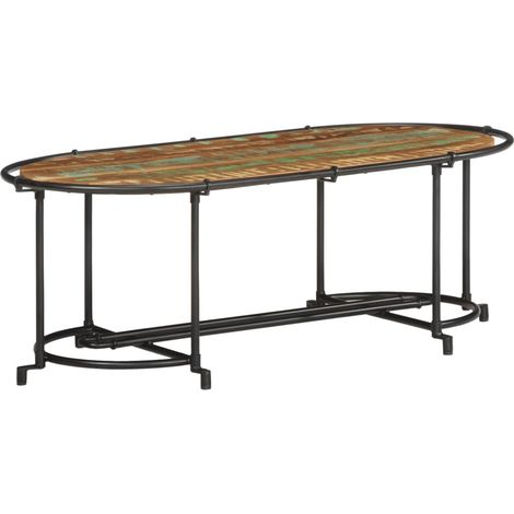 Maison Exclusive - Table basse 110x55x40 cm bois massif de récupération (1/5)