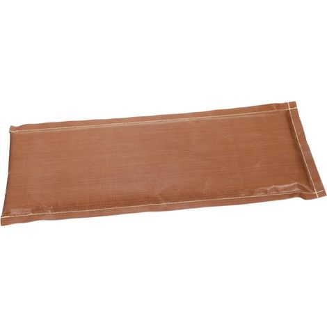 Almohadilla de planchado reutilizable de TPFE marrón de 5x15 pulgadas (1/5)