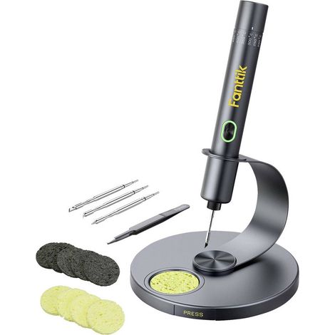 Fanttik Kit saldatore 3.65 V 12 W Stilo 200 - 450 °C incl. Punta di saldatura