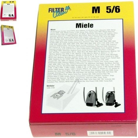 SACS M5/6 (X5) POUR ASPIRATEUR MIELE