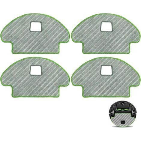 Juego de 4 paños de limpieza para iRobot Roomba Combo 113 R113840 R111840, repuesto para aspiradora robot, juego de accesorios de limpieza de microfibra lavables. (1/5)