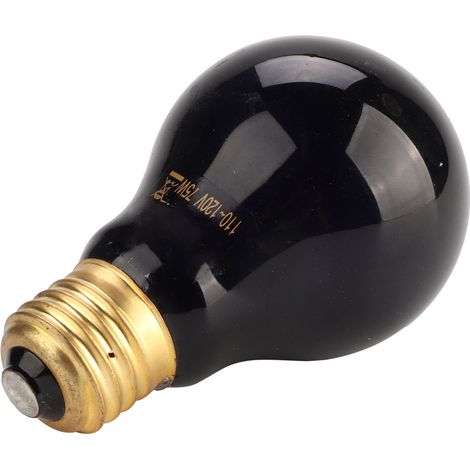 Ampoule chauffante E26 110-120V 50W / 75W pour reptiles et amphibiens (75W) (1/5)