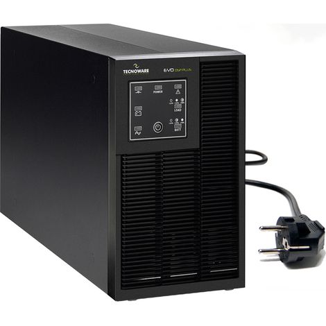 Tecnoware UPS EVO DSP PLUS 800 - Tecnologia On Line (VFI) DSP, Efficienza 94%, Ingresso /uscita 230/230Vac 50/60Hz, Prese Uscita IEC