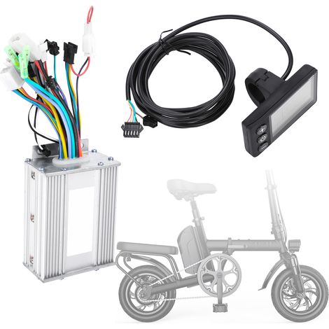 Kit de contrôleur sans balais pour vélo électrique, scooter et vélo électrique avec écran LCD étanche (450 W 24 V) (1/5)