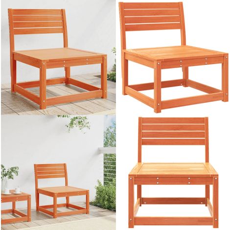 Canapé de jardin cire marron bois de pin massif - Canapé De Jardin - Canapé Extérieur - Mobilier De Jardin - Meubles De Jardin - Chaise Longue - Home & Living (1/5)